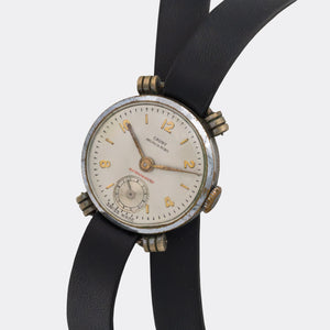 CAUNY | Dresswatch | Lady | Golden Indexes & Red “Antimagnetic” | 1950s