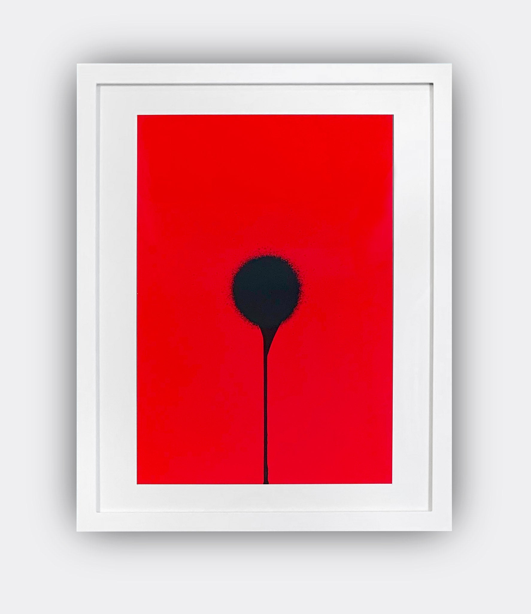 OTTO PIENE | Schwarz auf Rot