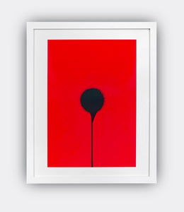 OTTO PIENE | Schwarz auf Rot