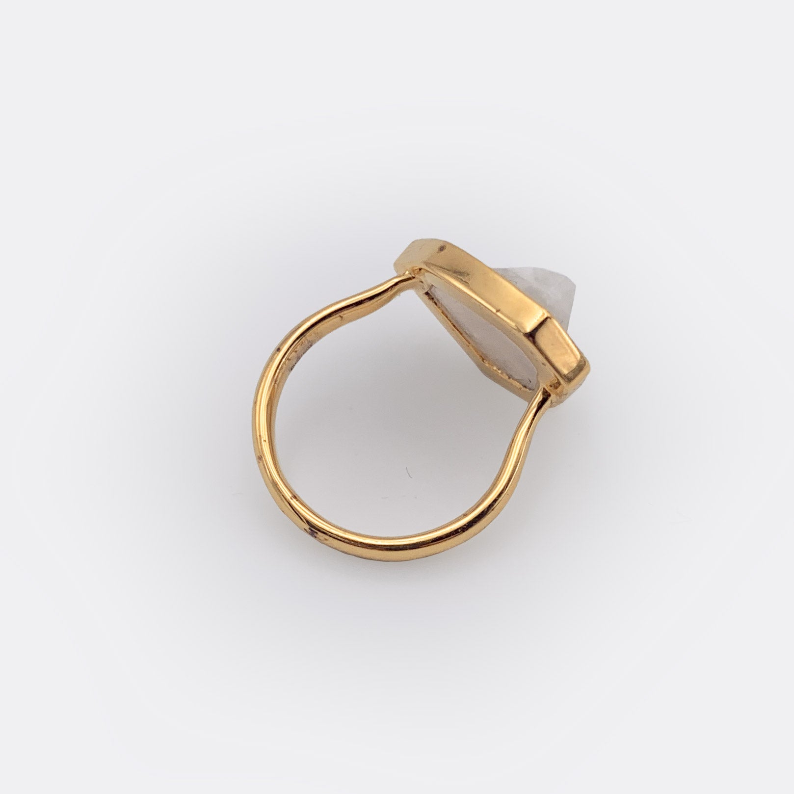 MONICA VINADER | Moon Ring | 925 Sterling Silver | 18ct Gold Plated