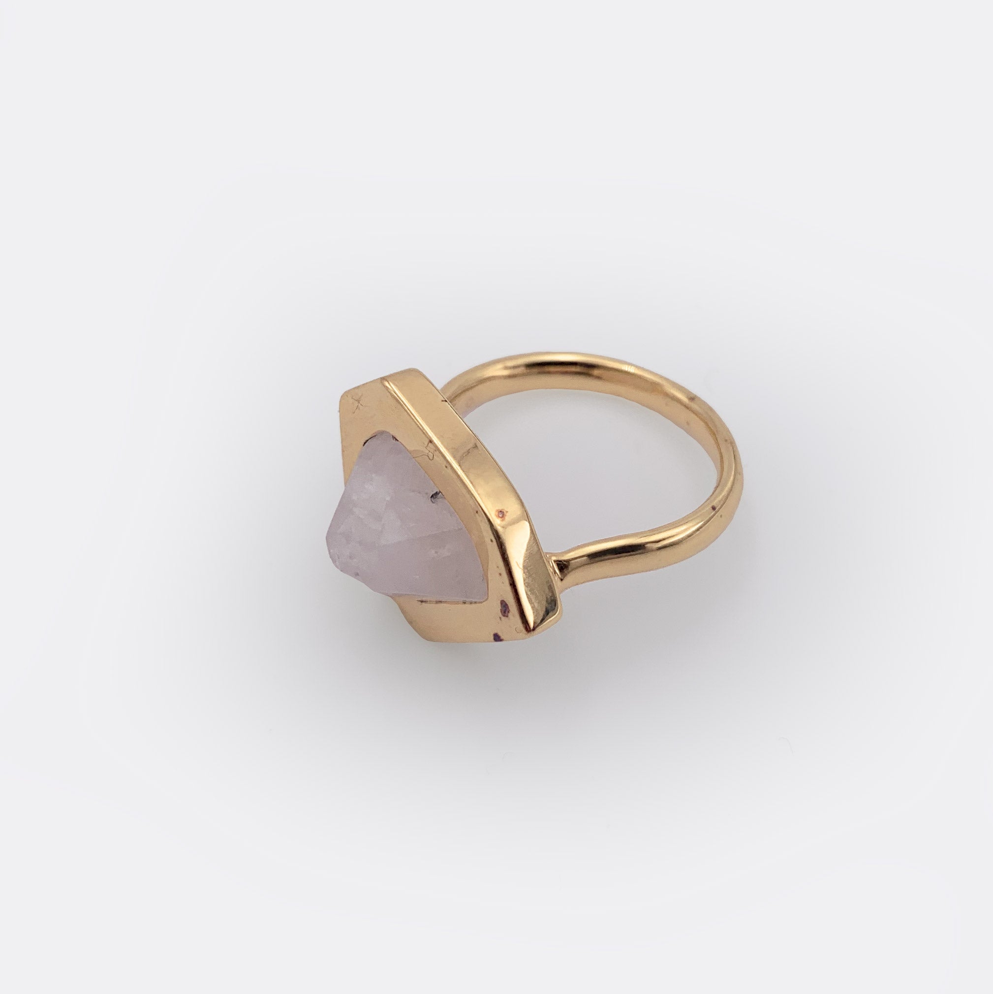 MONICA VINADER | Moon Ring | 925 Sterling Silver | 18ct Gold Plated