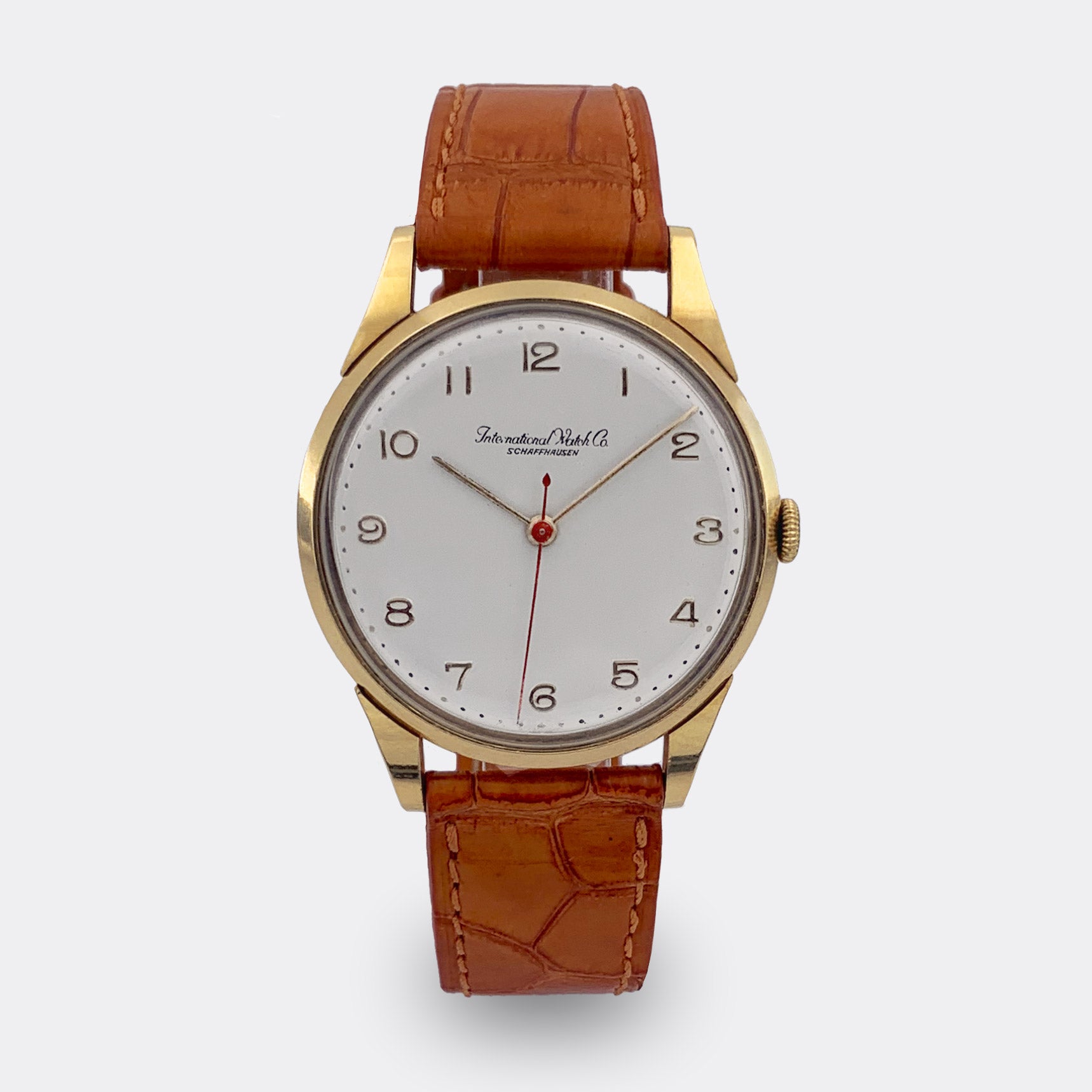 IWC | Jumbo Dresswatch | 18K Yellow Gold | Red Second | 1950s