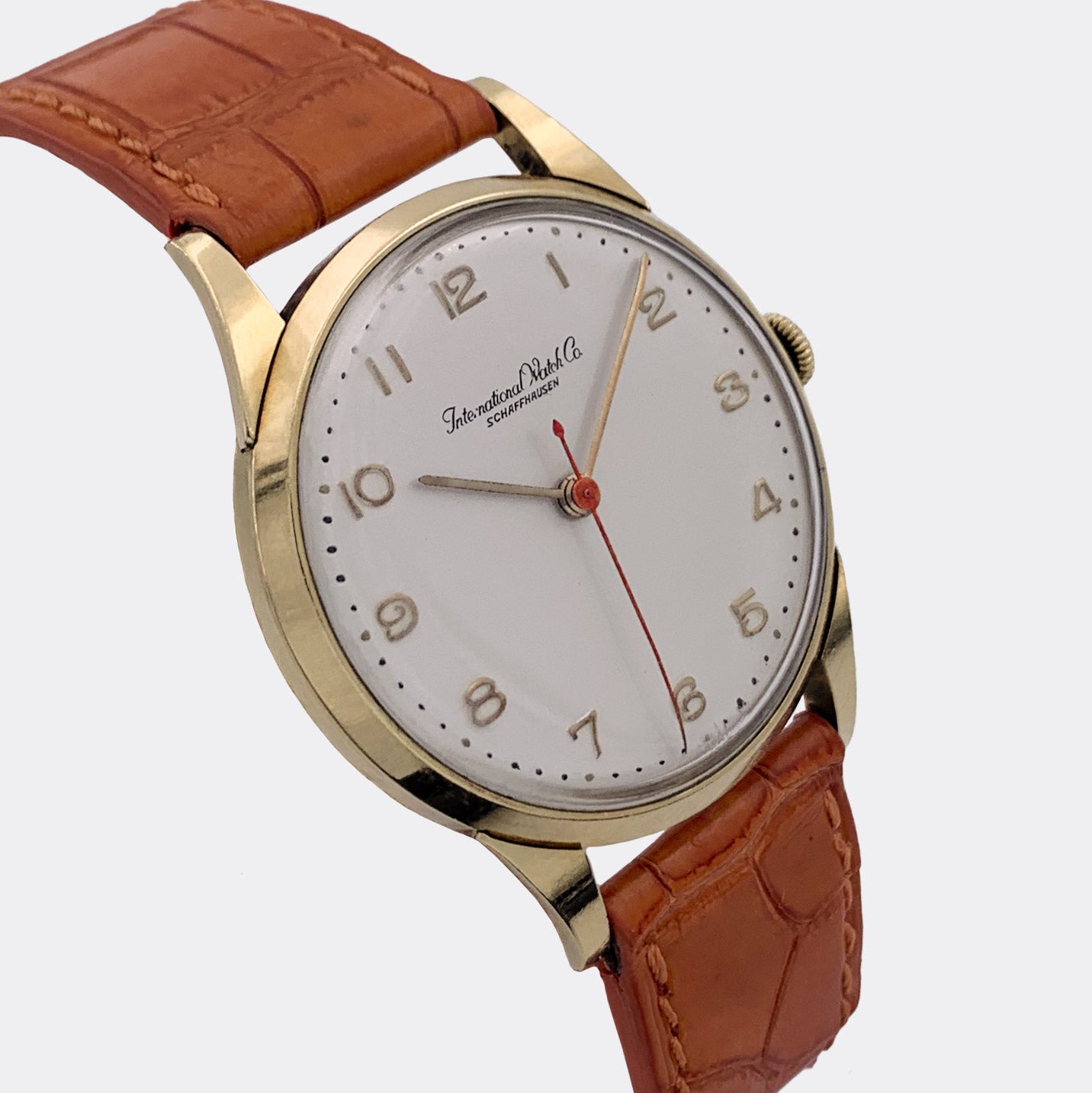 IWC | Jumbo Dresswatch | 18K Yellow Gold | Red Second | 1950s