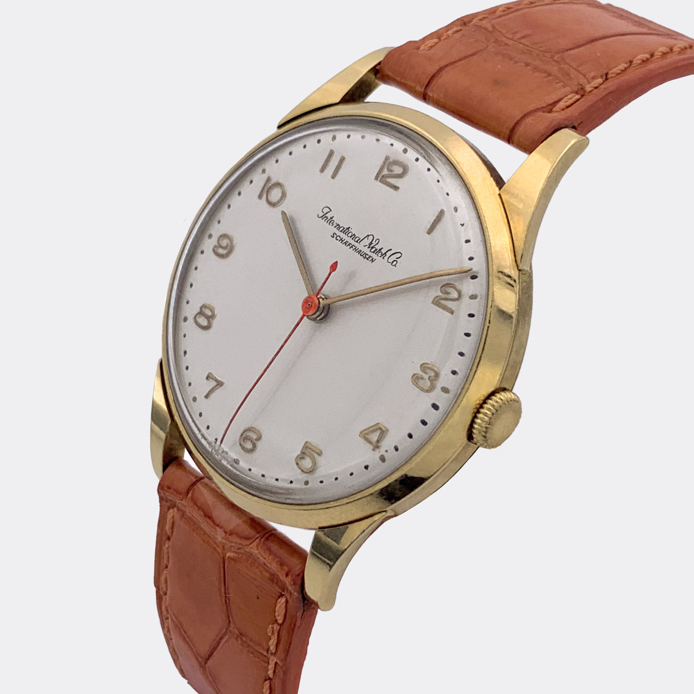 IWC | Jumbo Dresswatch | 18K Yellow Gold | Red Second | 1950s