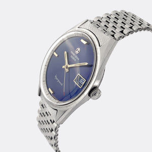 FAVRE-LEUBA | Harpoon | Diver Automatic Sportswatch | Date | Mediterranean Blue Dial | 1960s