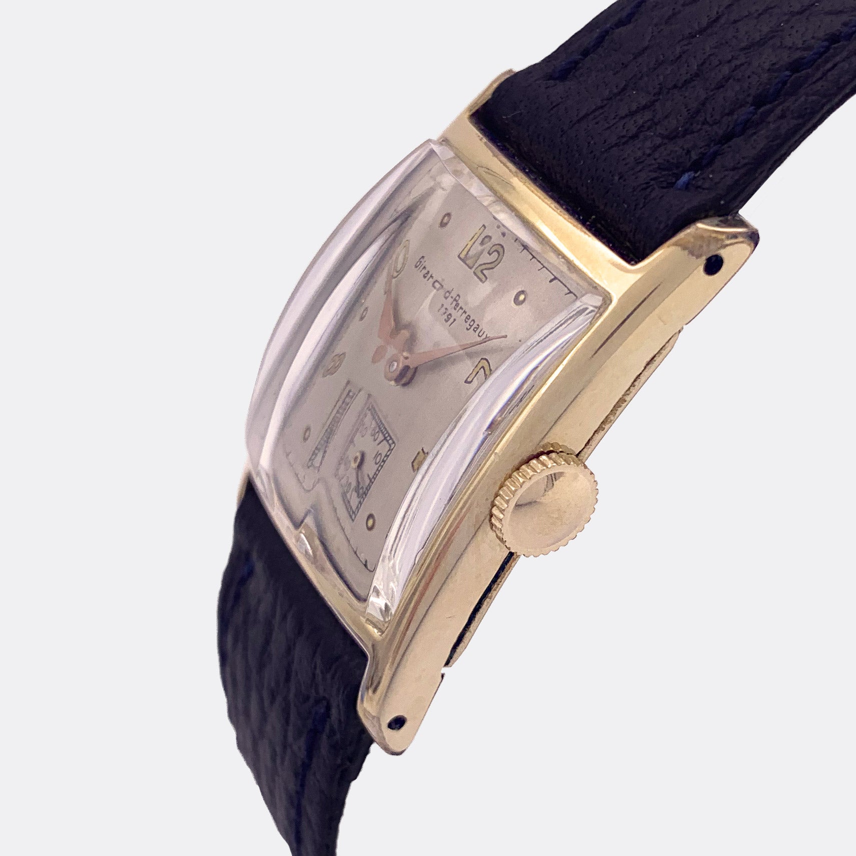 GIRARD-PERREGAUX | Rectangle | 18K YG | Sub-Seconds | 1960s