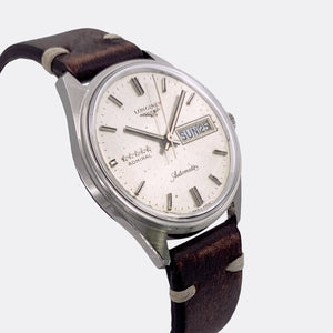LONGINES | Admiral 5 Star | Day-Date | Silver Sunburst Dial | 1970s