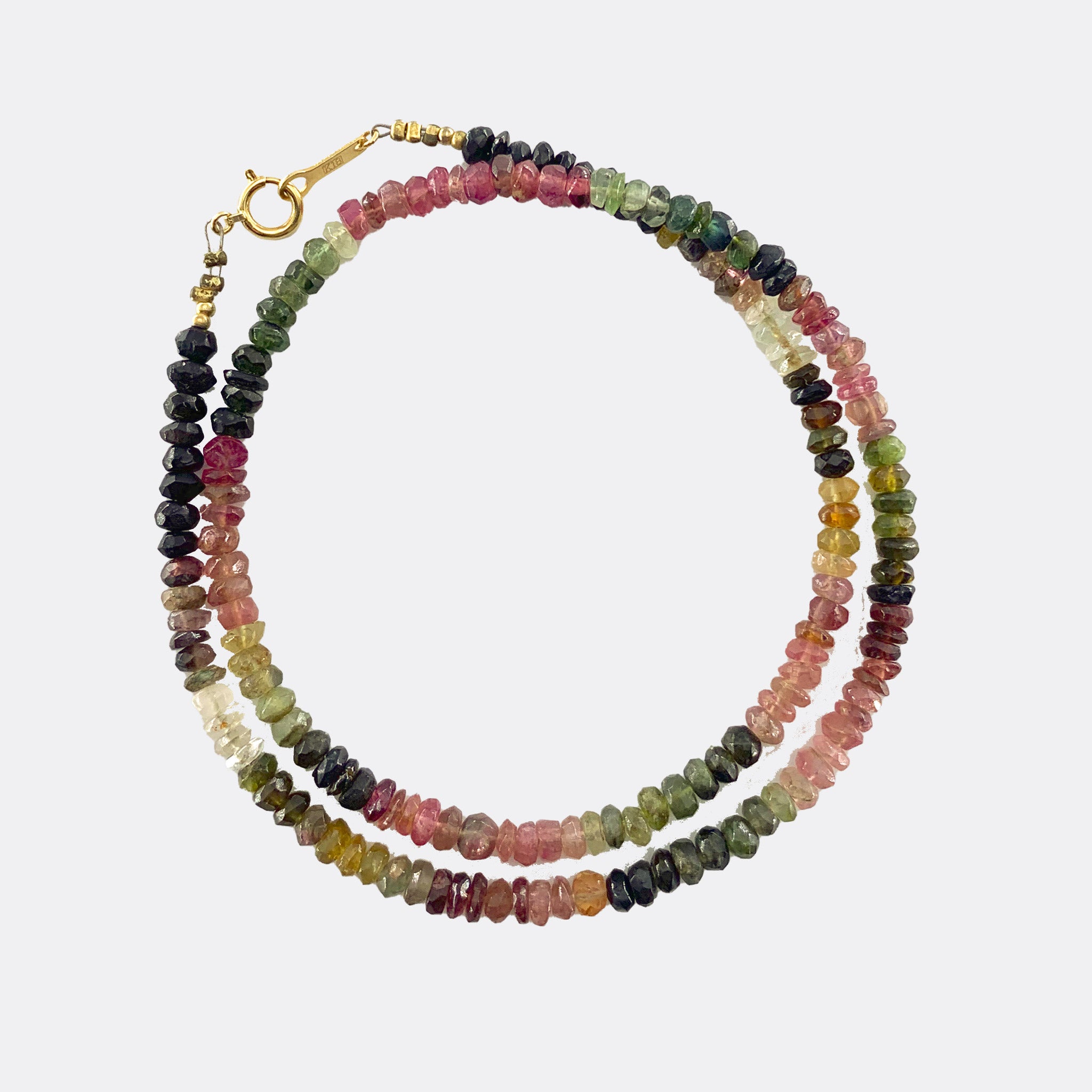 TOURMALINE | Necklace | Multicolour | 18K YG