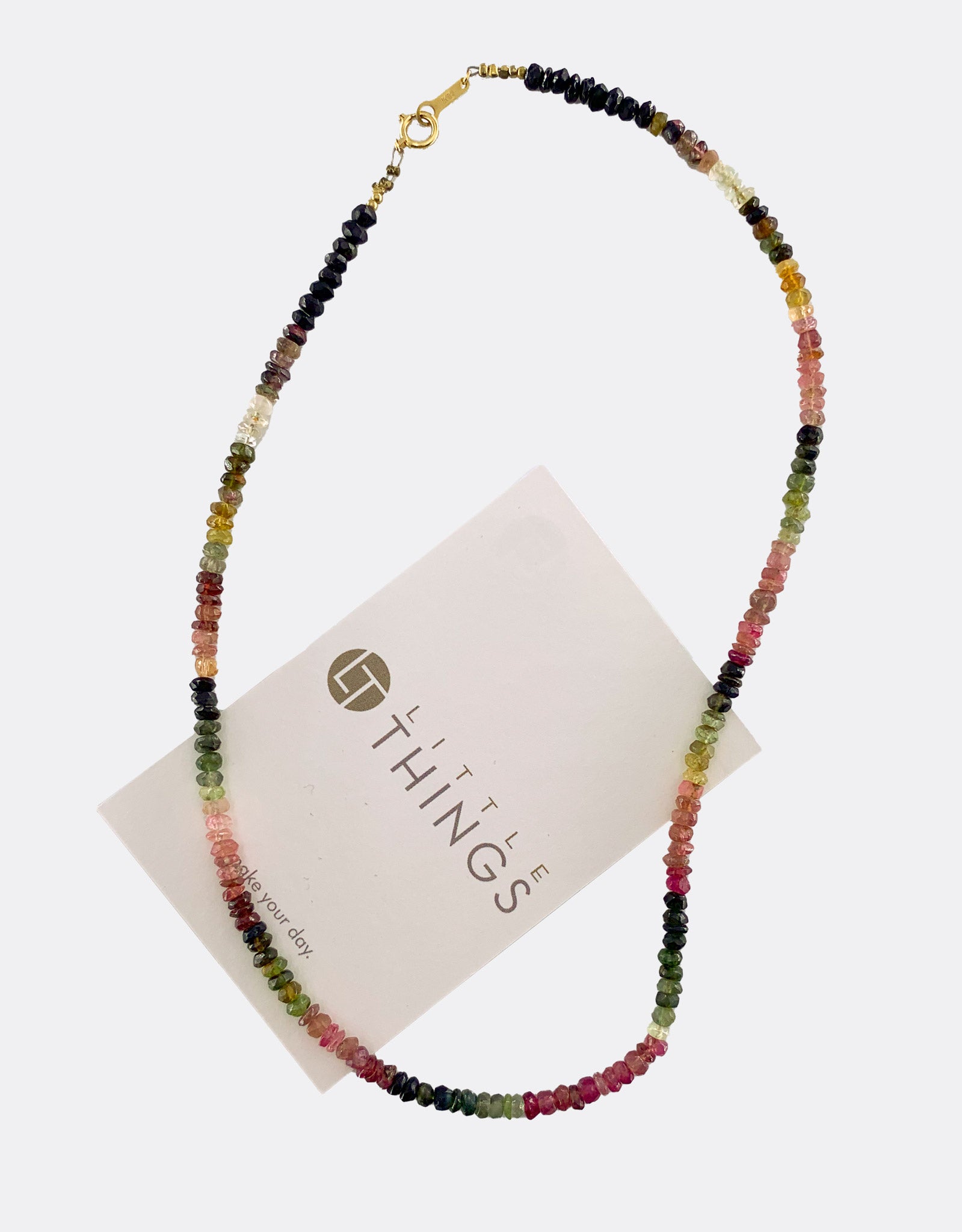 TOURMALINE | Necklace | Multicolour | 18K YG