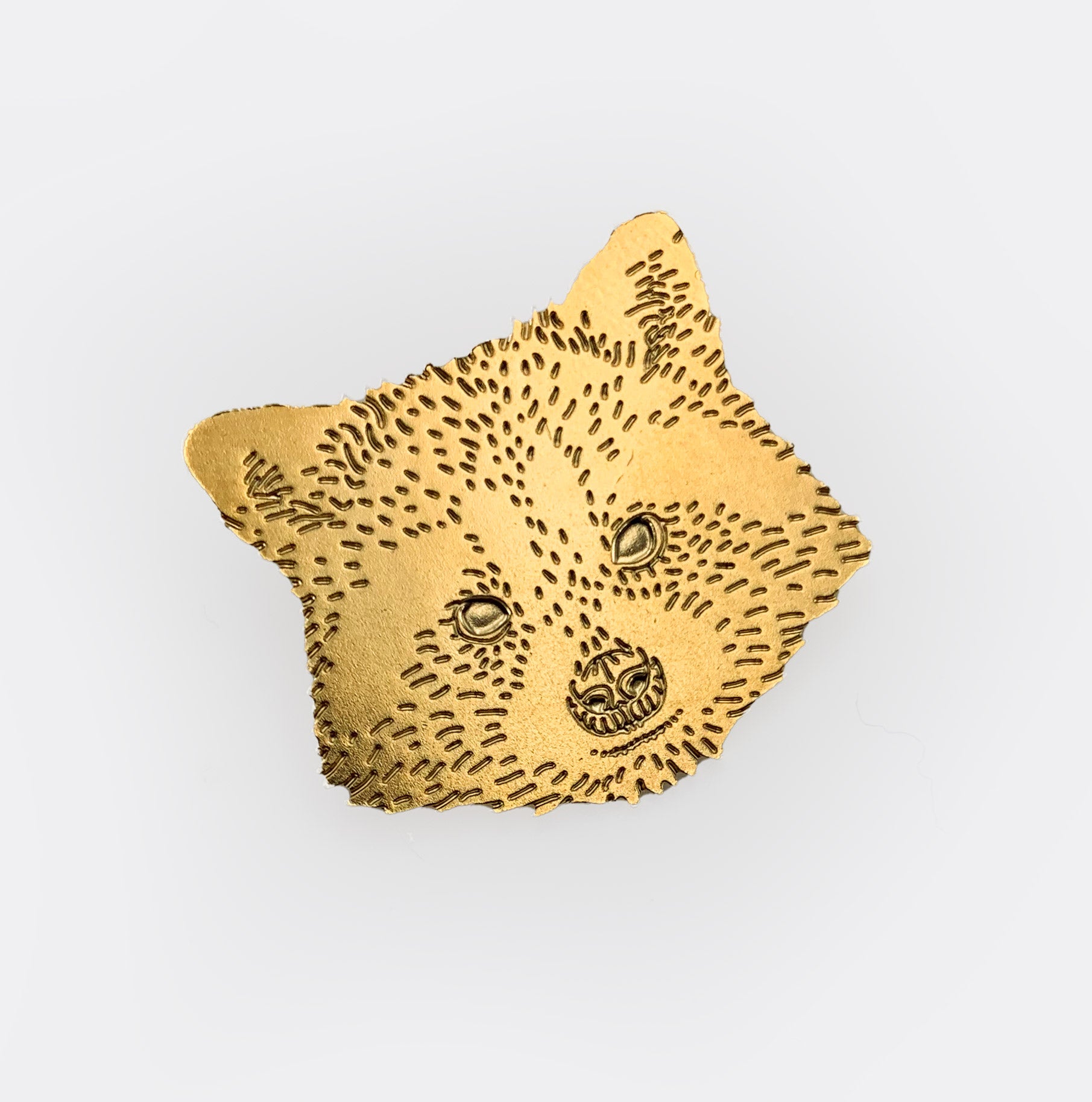 RUPERT | Brooch | Gilt Brass 24K Gold | "Rupert, the raccoon"