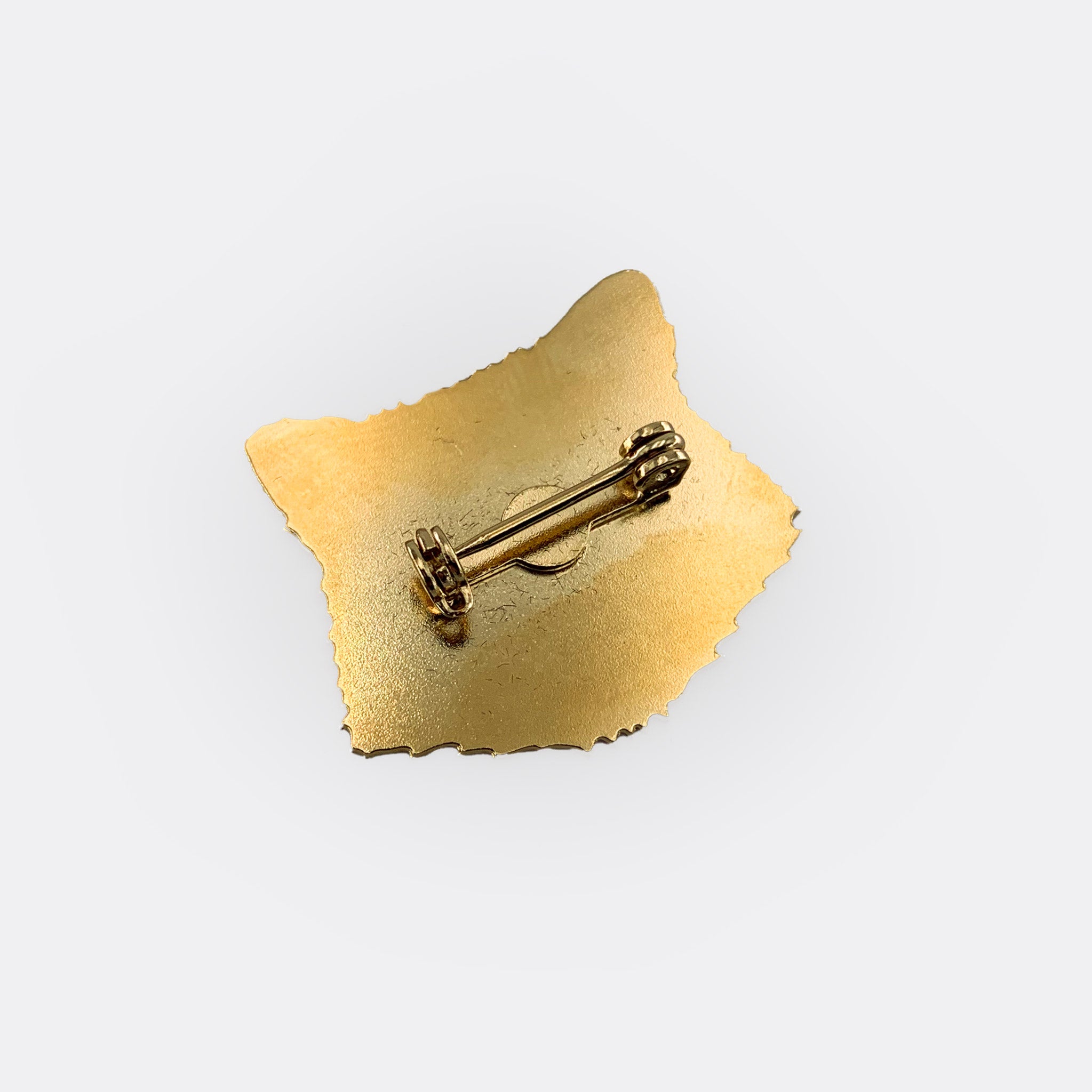 RUPERT | Brooch | Gilt Brass 24K Gold | "Rupert, the raccoon"